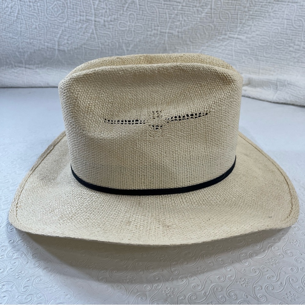 Scott Colburn Saddlery Vintage Western Cowboy Hat Genuine Bangora Size 7 3/8 - Picture 8 of 16